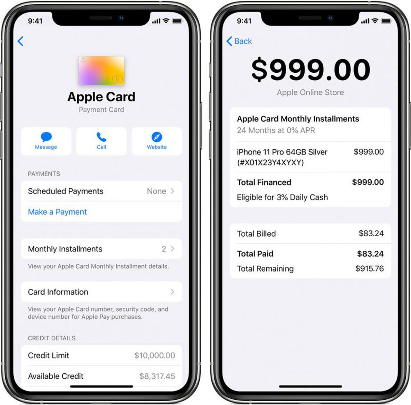 Apple Card Monthly Installments How the InterestFree iPhone Financing