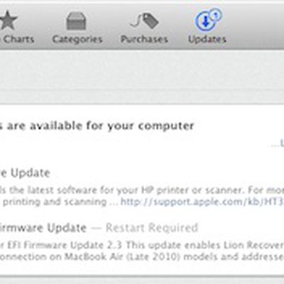 mountain lion software update mac app store