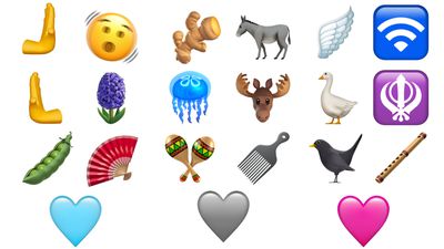 ios 16 4 emoji characters - iOS 16.4 بتای ایموجی های جدیدی مانند خر، چتر دریایی، قلب صورتی، سنبل، زنجبیل، غاز، صورت لرزان و موارد دیگر اضافه می کند.