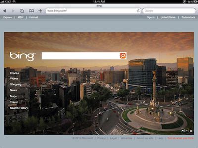 115050 bing com ipad