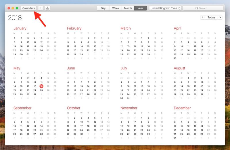dates to ical 2 for mac