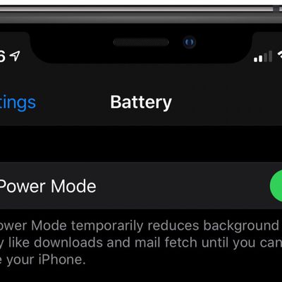 low power mode iphone