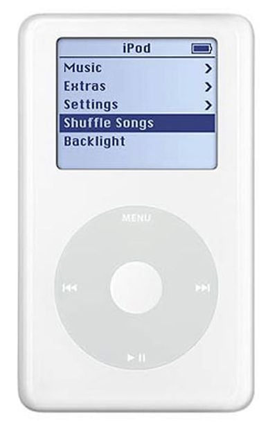 Rueda de clic de iPod de cuarta generación.