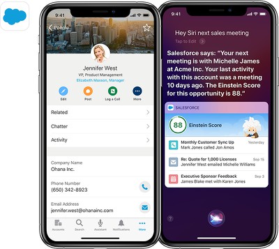 Salesforce Partners With Apple Will Release Sdk For Ios Later This Year And Redesigned Ios App In Early 2019 Macrumors
