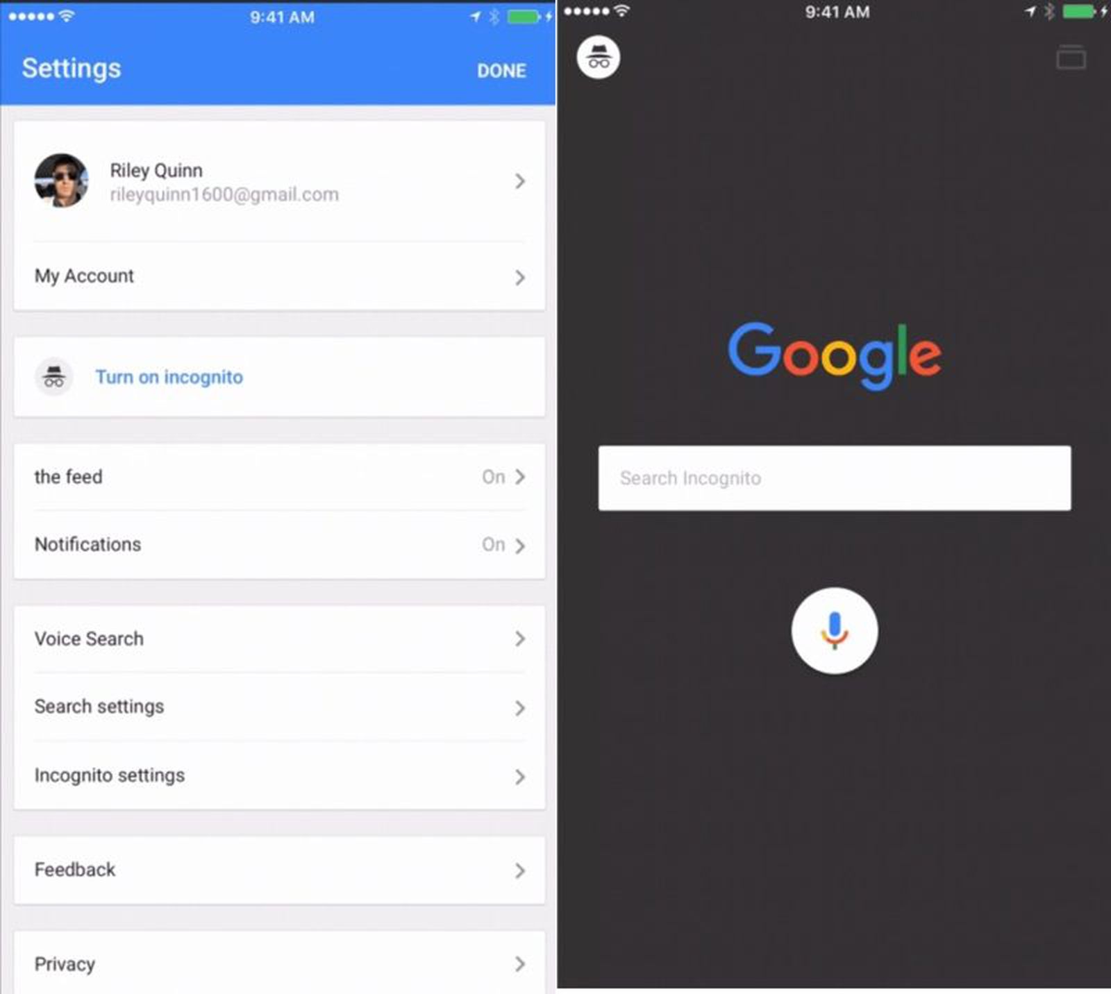 Google for iOS Updated With Touch ID Incognito Mode and YouTube Support ...