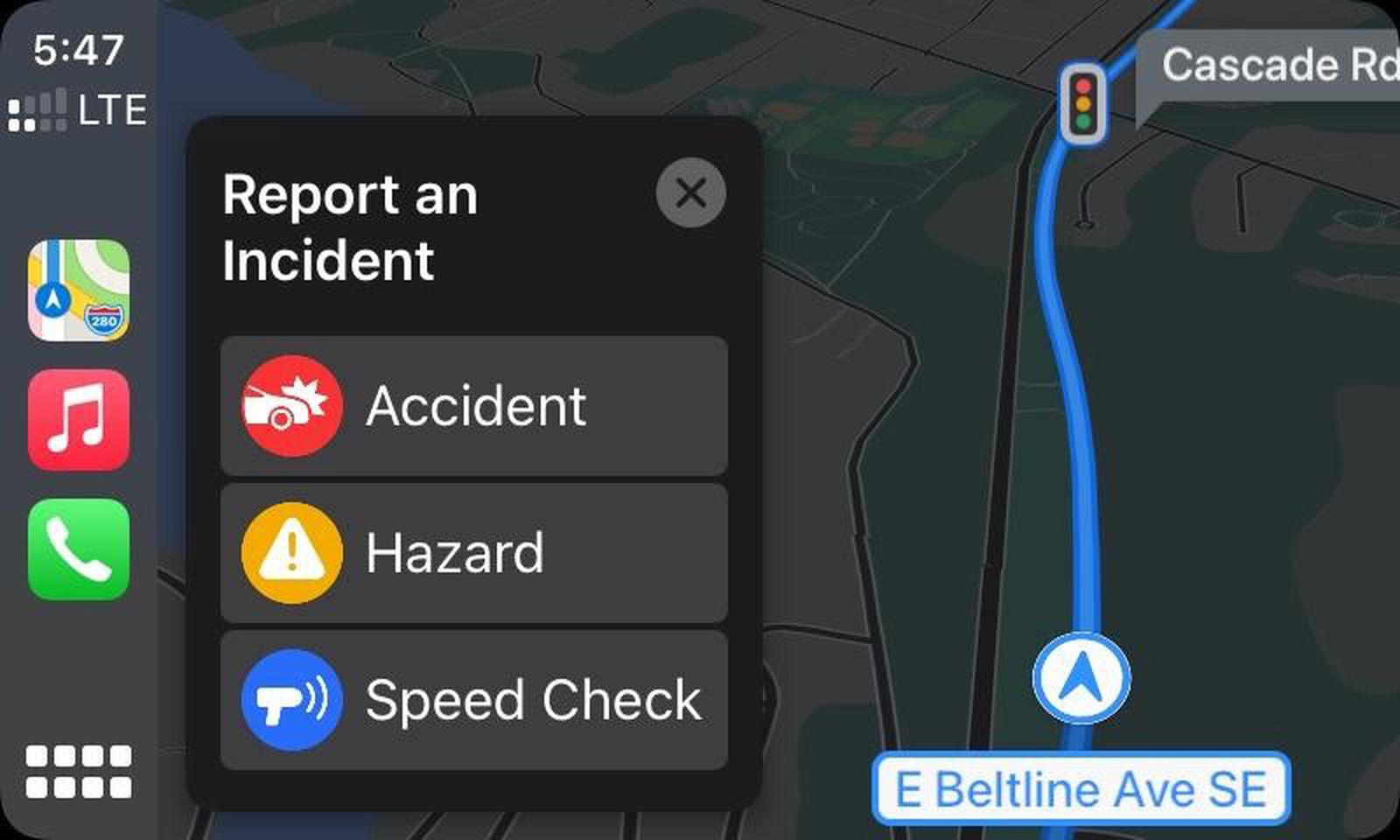 Apple Maps ajoute des fonctionnalités de type Waze dans iOS 14.5 pour les incidents de crowdsourcing, les radars de vitesse et les risques