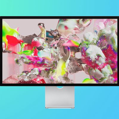 apple studio display blue