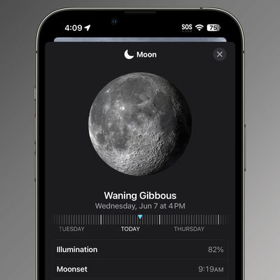 ios 17 weather app moon