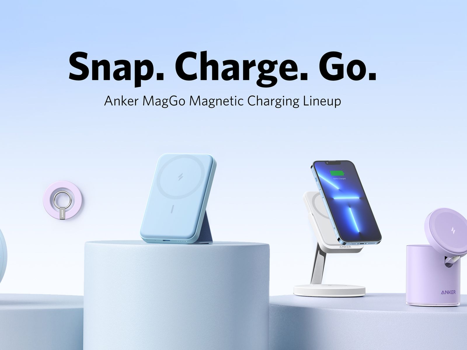 Anker Snap Charge Flow MagSafe wireless Ladestation