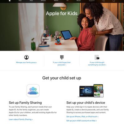 apple for kids support portal
