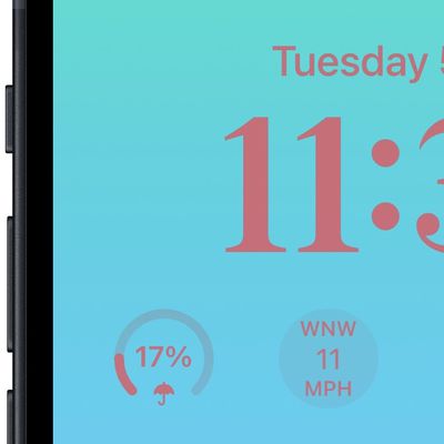 weather lock screen widgets