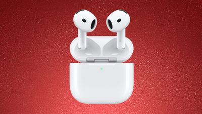 airpods 4 red glitter