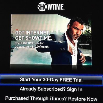 showtime apple tv trial