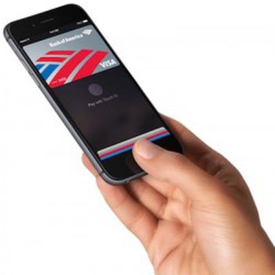 apple pay phone hand