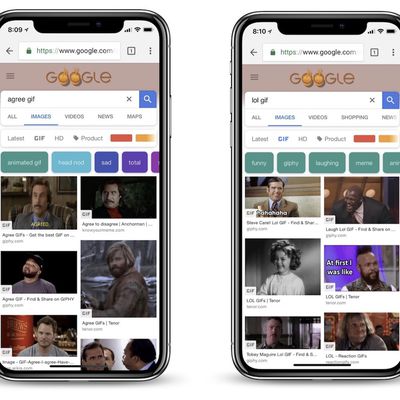 google chrome ios gif search