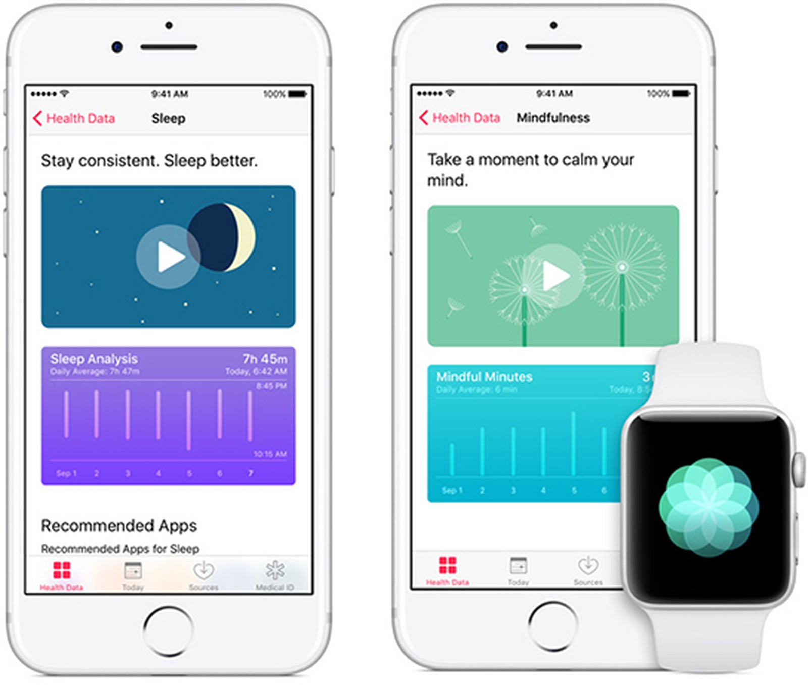 Как включить на часах healthkit apple watch