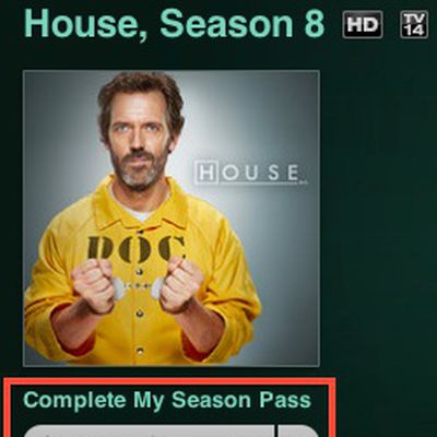 itunes tv complete my season pass