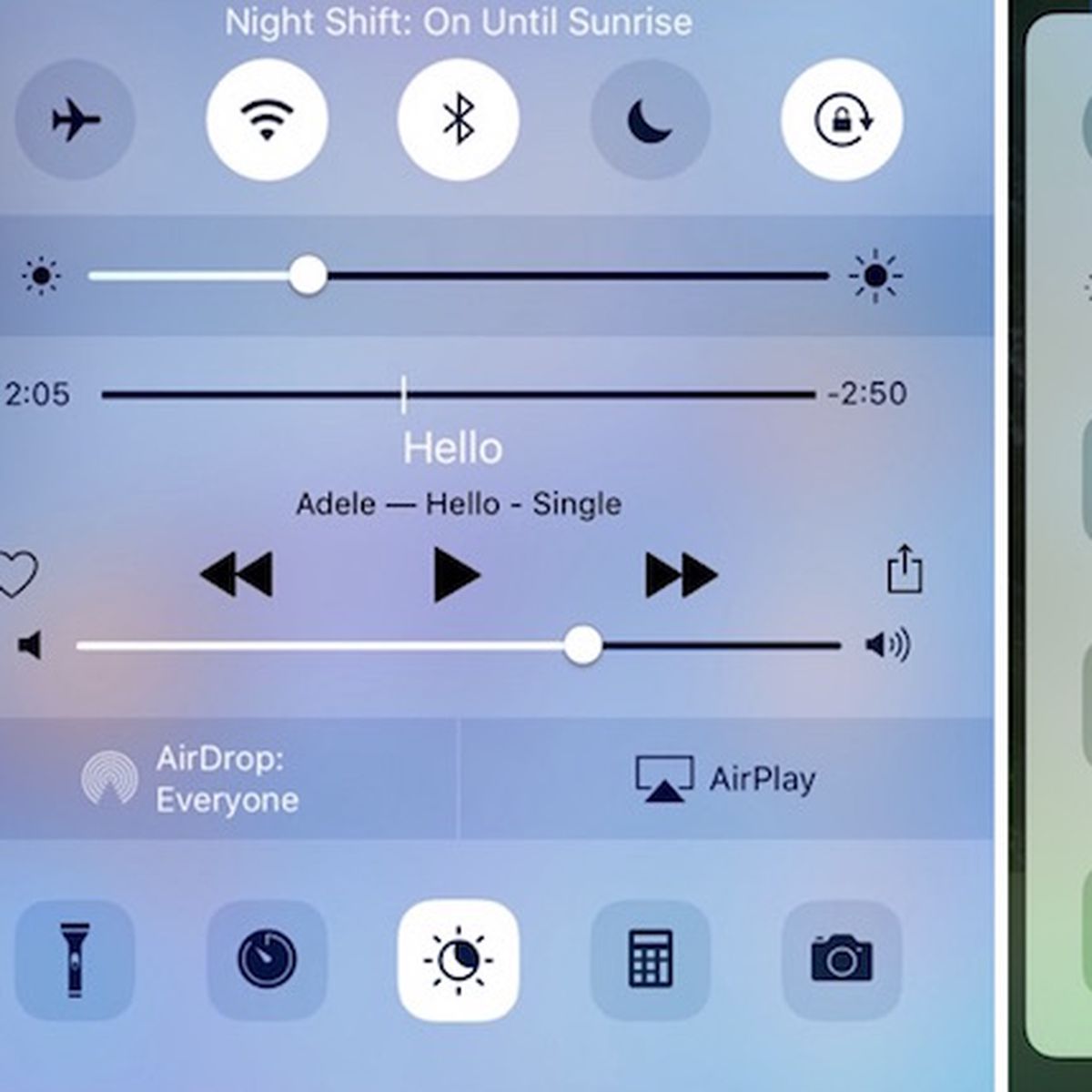 How to Activate Night Shift from Control Center in iOS 11