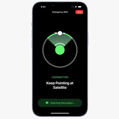 apple point at satellite