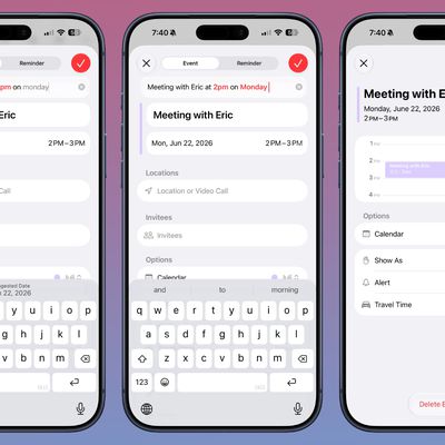 ios 27 calendar natural language