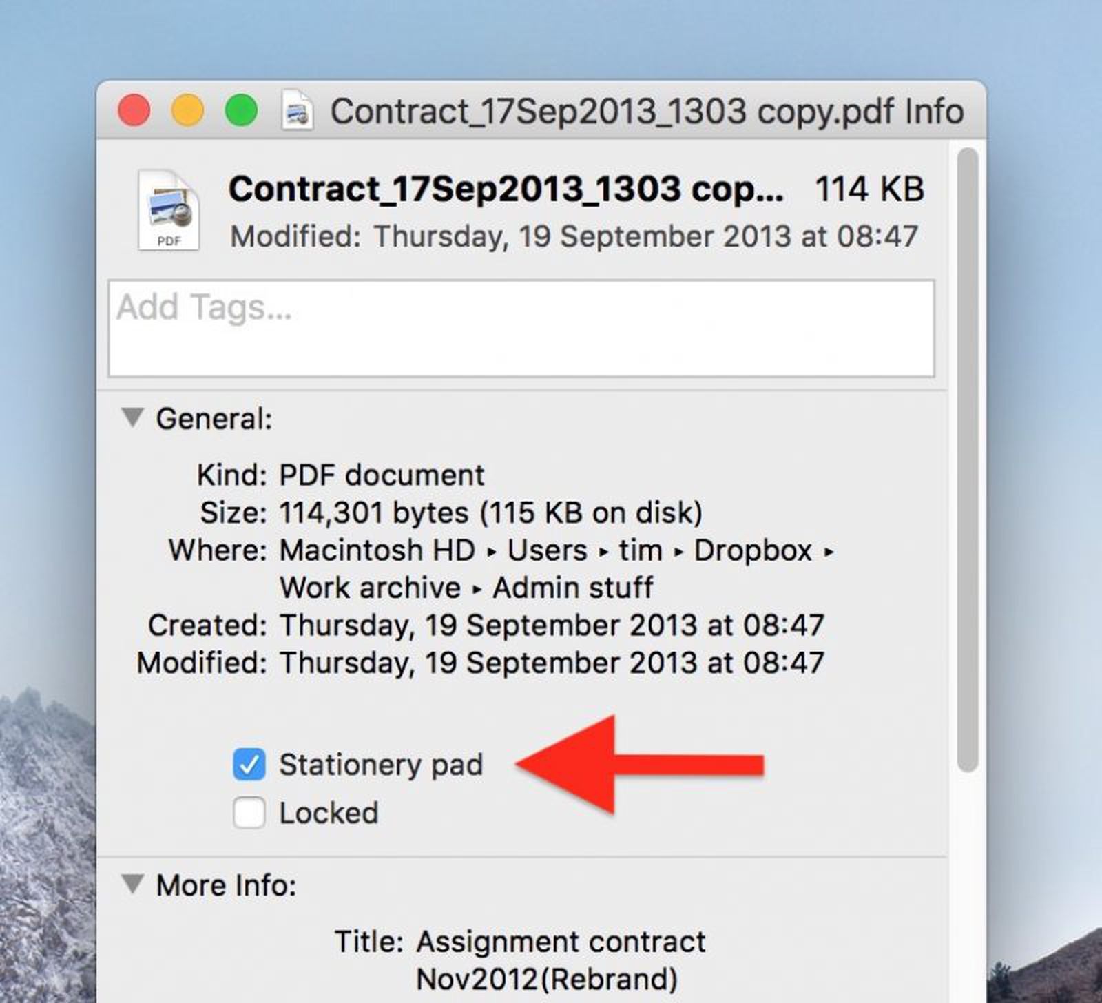 How to Create File Templates on Your Mac With Finder's Stationery Pad