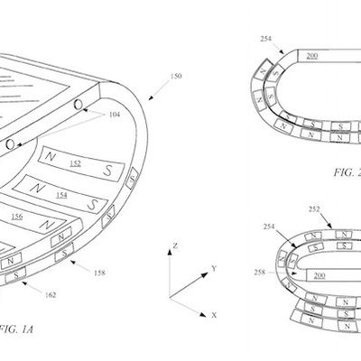 magnetic wristband apple watch patent