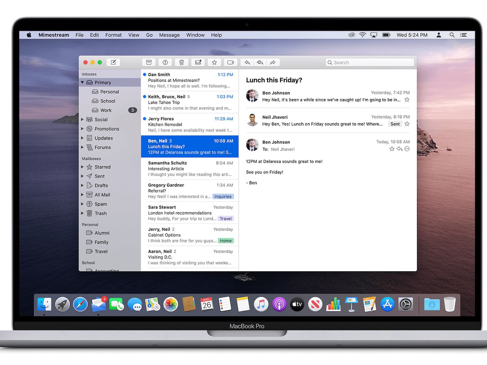 best mac email client with read receipt