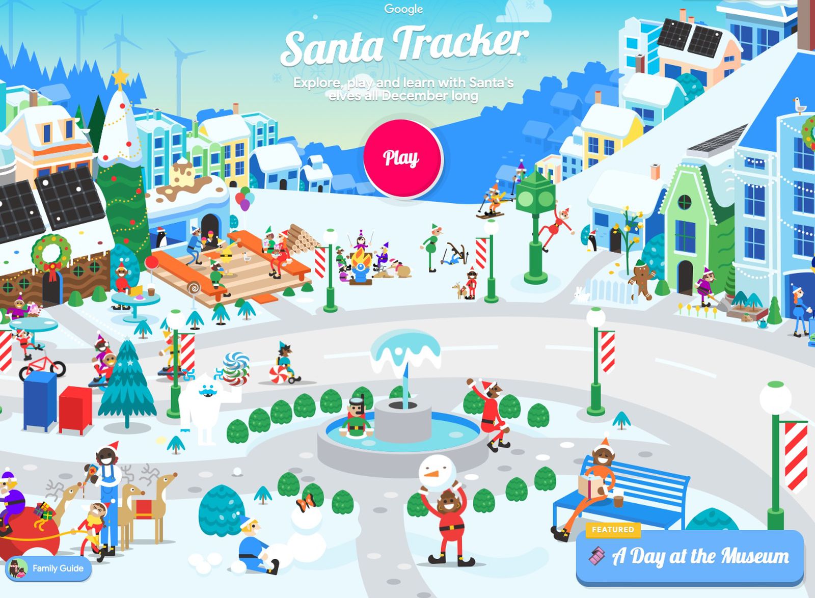 ردیابی سفر بابانوئل از قطب شمال با استفاده از Google’s Santa Tracker