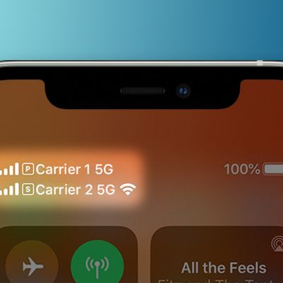 iPhone 12 5G Dual Carrier Feature Blue