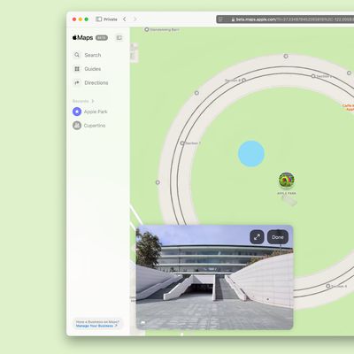 apple maps web look around