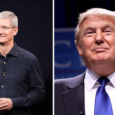 tim cook donald trump
