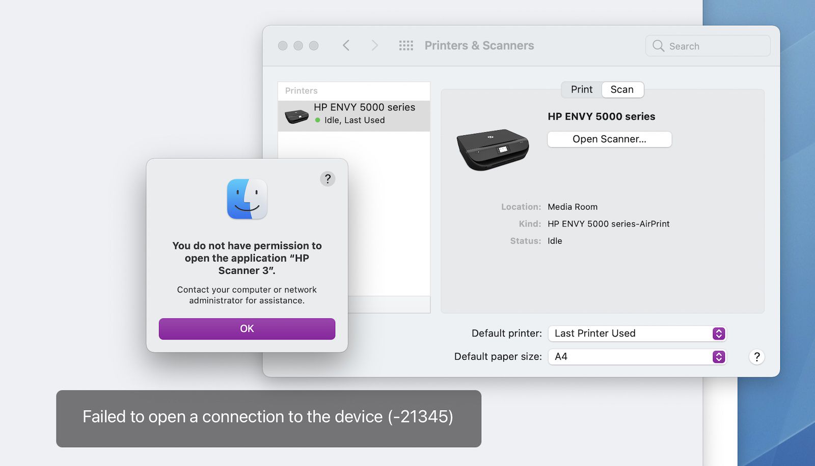 barriere dechifrere Specialitet Apple Says Fix Planned for 'You Do Not Have Permission to Open the  Application' Error When Using a Scanner on Mac [Updated] - MacRumors