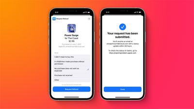 iOS 15 app refunds