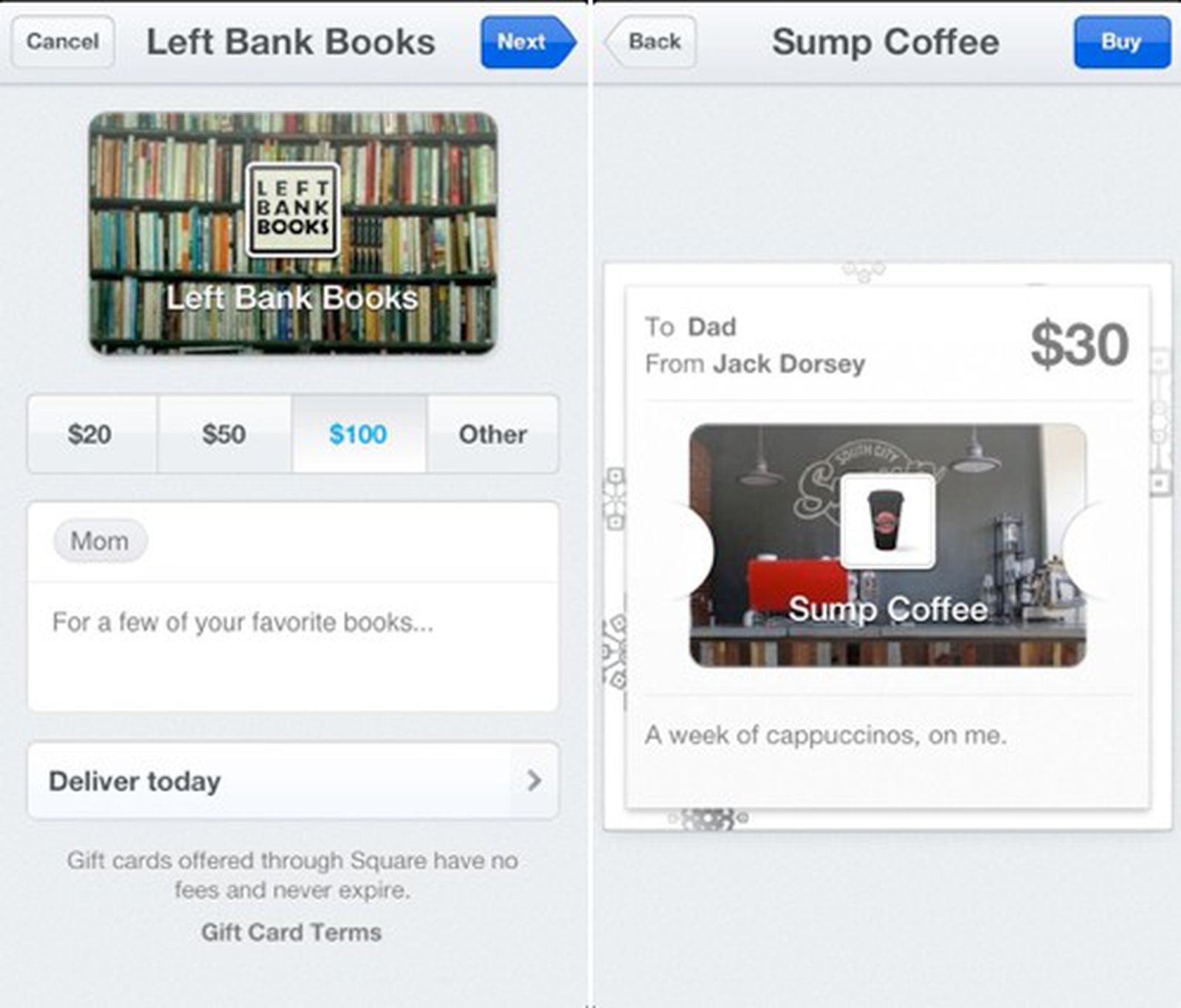 Square Adds Passbook Integration and Gift Cards - MacRumors