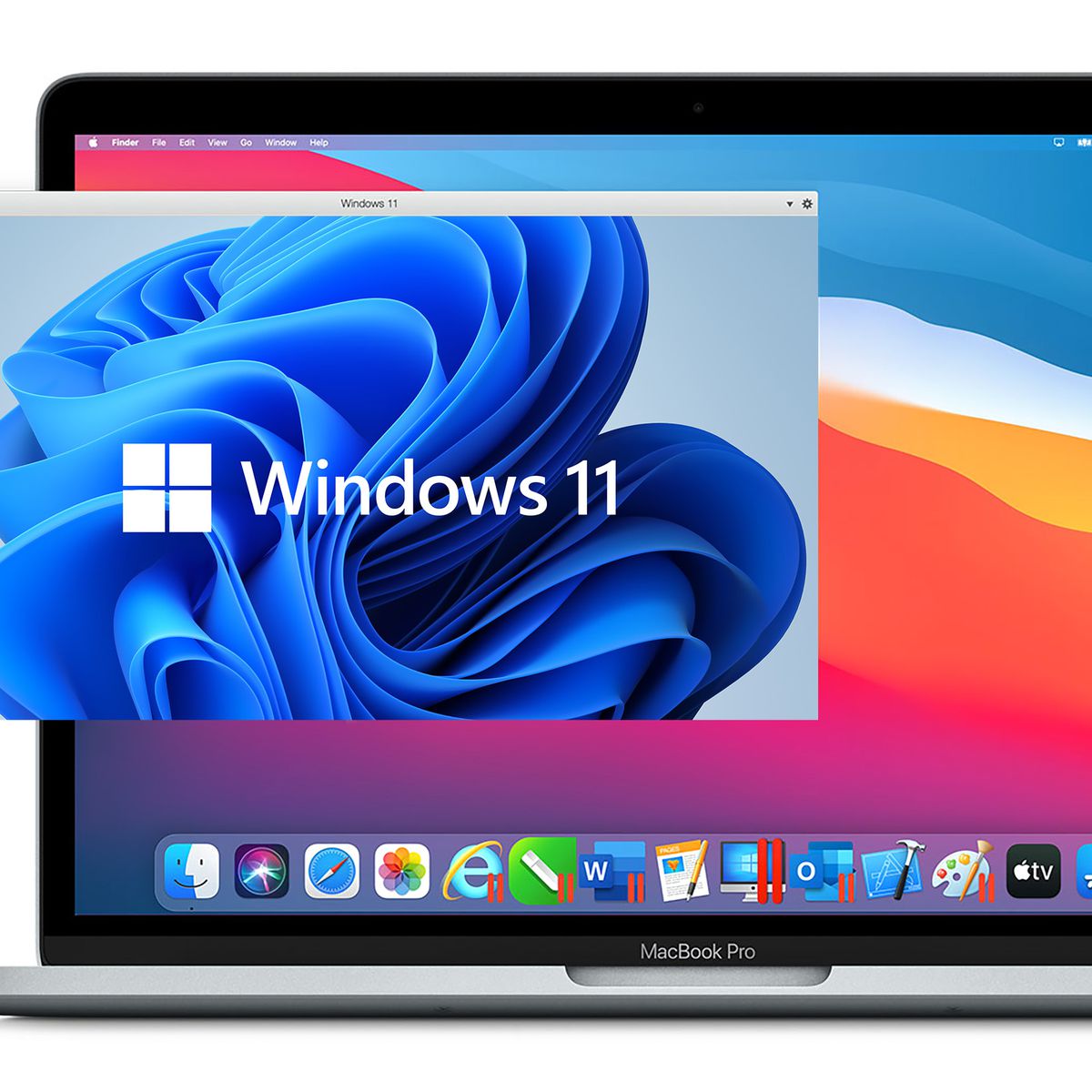 MacBook Air +最新Windows11/最新Office付-