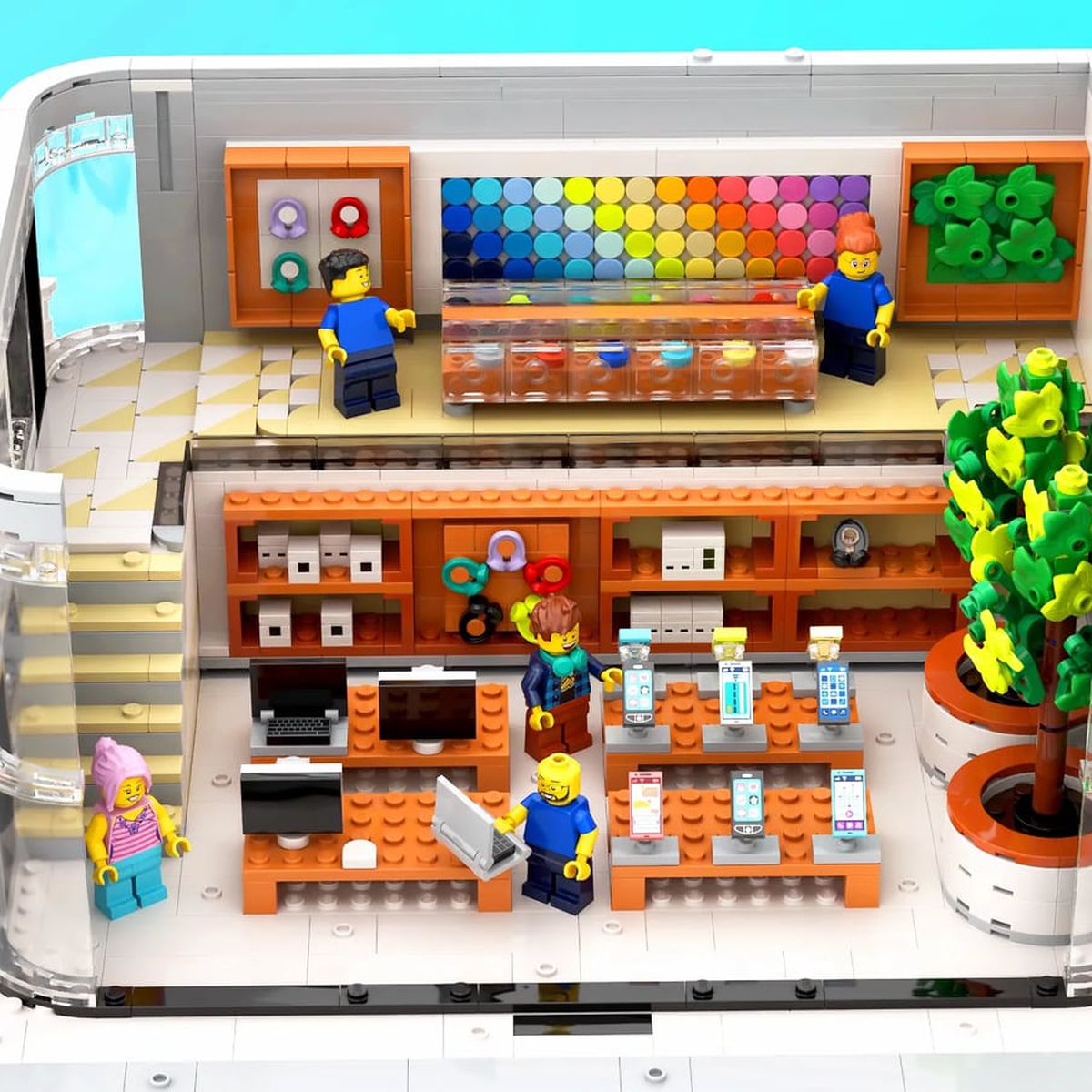 apple store lego mono store