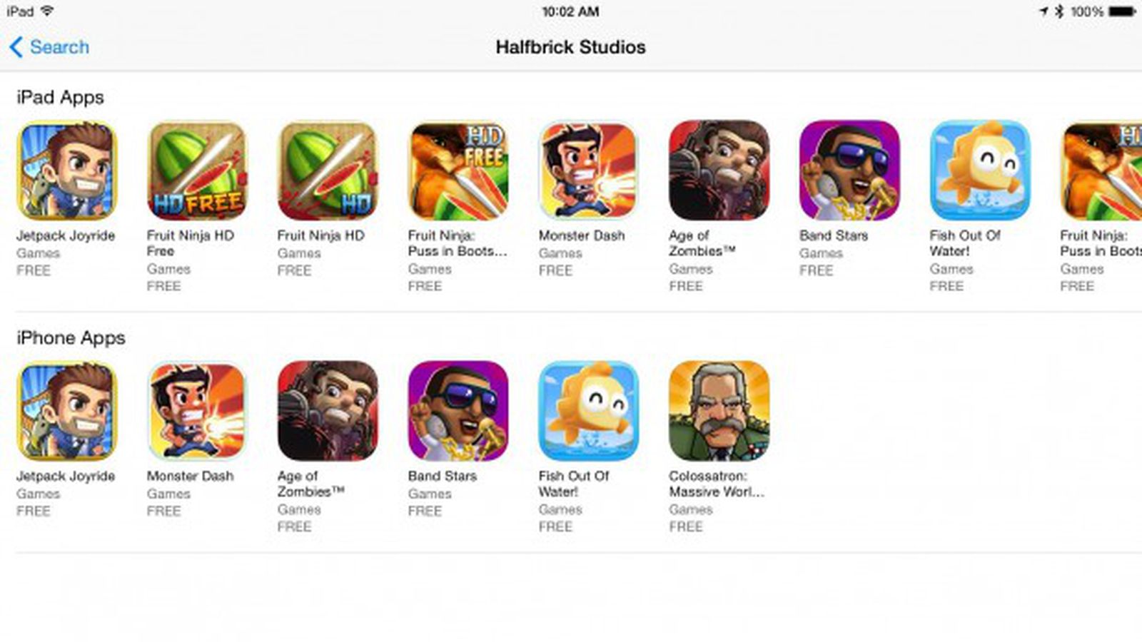 Todos os jogos da Halfbrick, criadora de Fruit Ninja, estão de