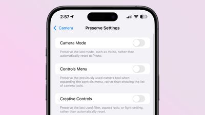 منوی کنترل ios 18