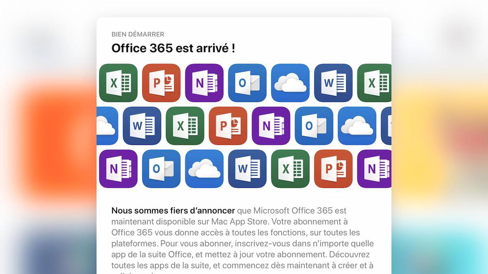 latest office 365 for mac
