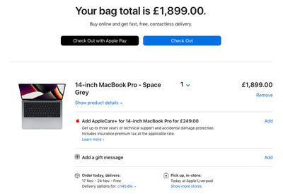macbook store checkout bag