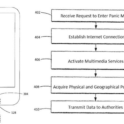 panic mode patent iphone