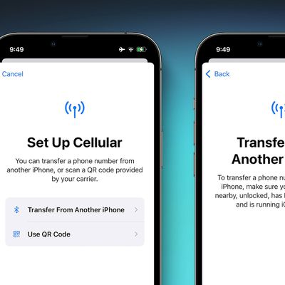 eSIM Transfer Bluetooth iOS 16 Feature
