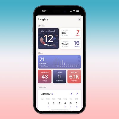 ios 18 journal app