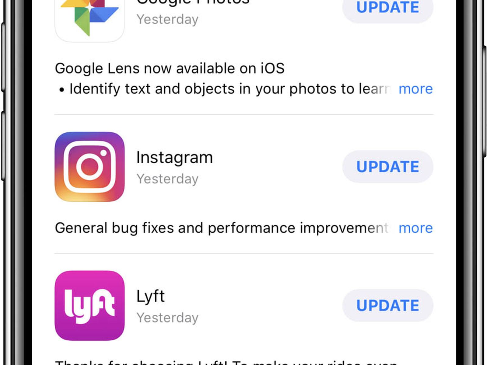 Work with iOS App Updates in Your Account in the App Store