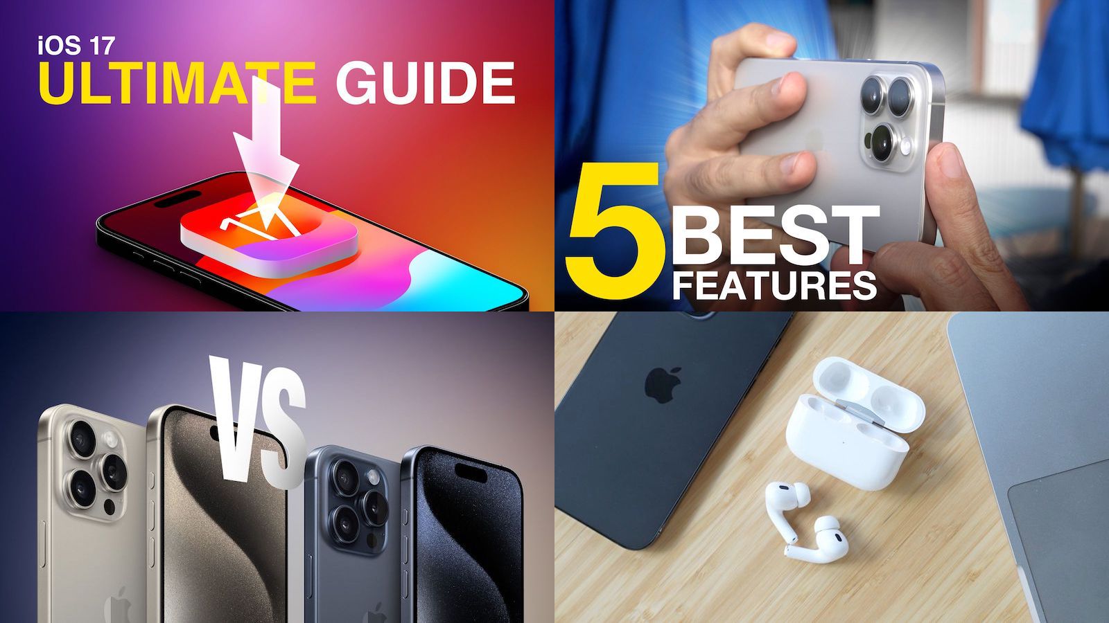 Top Stories: iOS 17, iPhone 15, and New Apple Watches Released