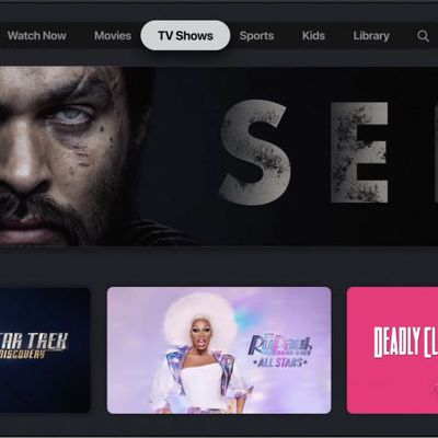 apple tv app shows