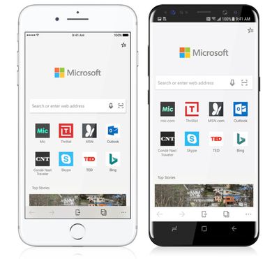 microsoft edge ios android