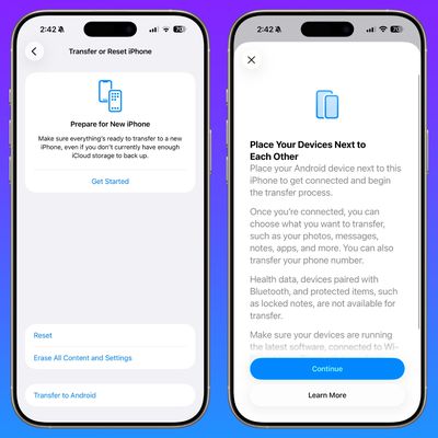 ios 26 3 android transfer