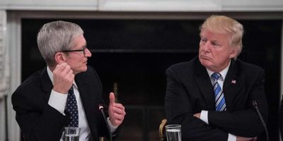 tim cook trump