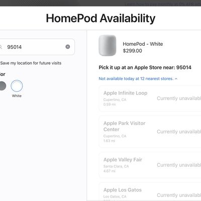 homepod availability retail stores
